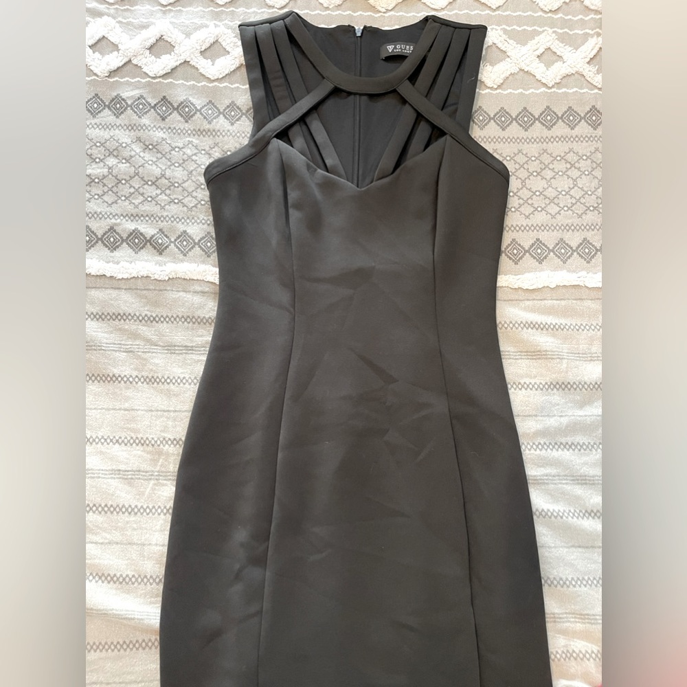 Black Guess straps dress